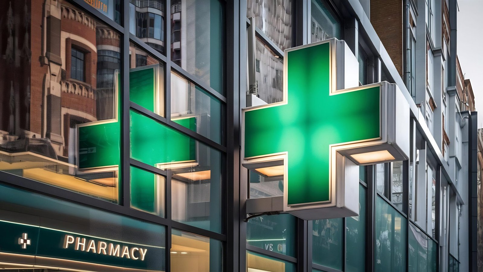 Pharmacy shop from the outside